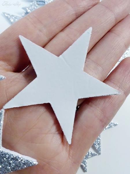 Aufkleber Glitzer Sterne-Mix